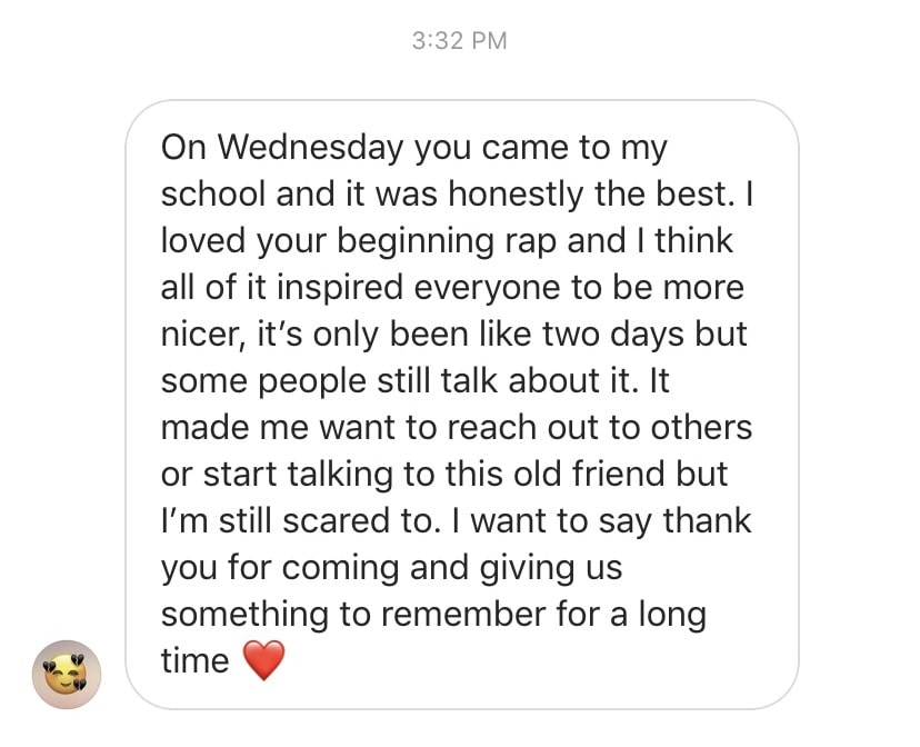 Message Screenshot 1